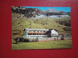 Bad Vals Graubünden Hotel Rovanada Tennis Fuhrwerk Pferd