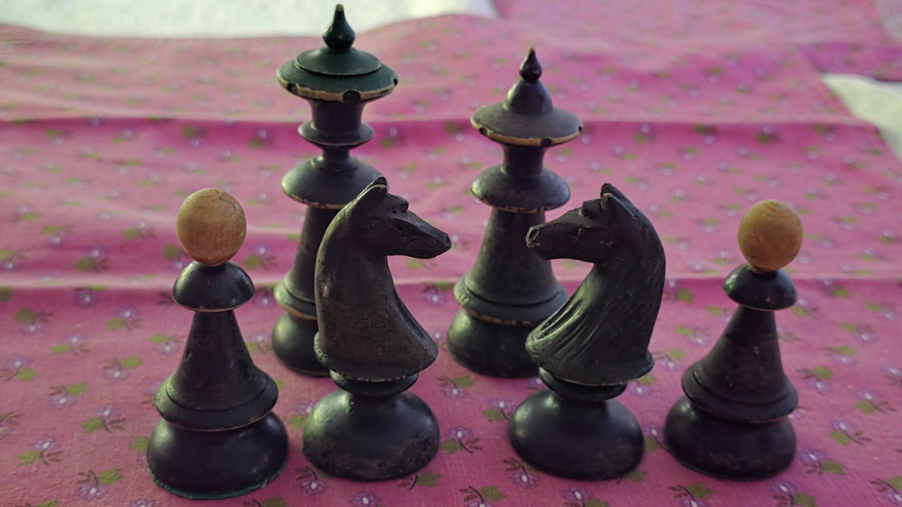 Giochi: Schachfiguren Holz antik – Usato da Wittenbach venduto da rose_rosi 7