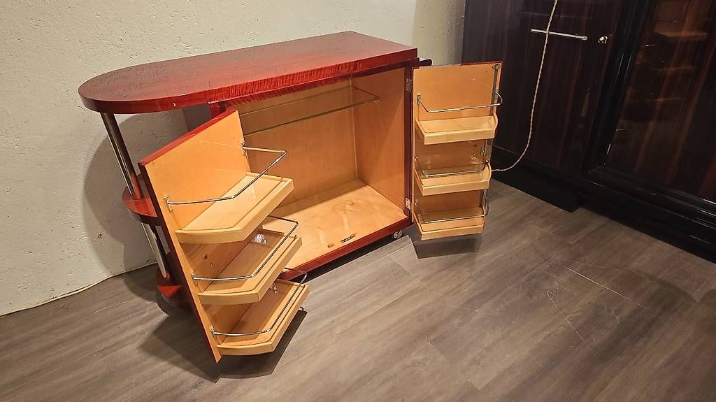 Skulpturen & Statuen: Bar art deco palissandre des indes  – Gebraucht aus Mollens VD von espritartdeco 6