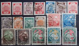 Lettland Lot mit alten Werten I