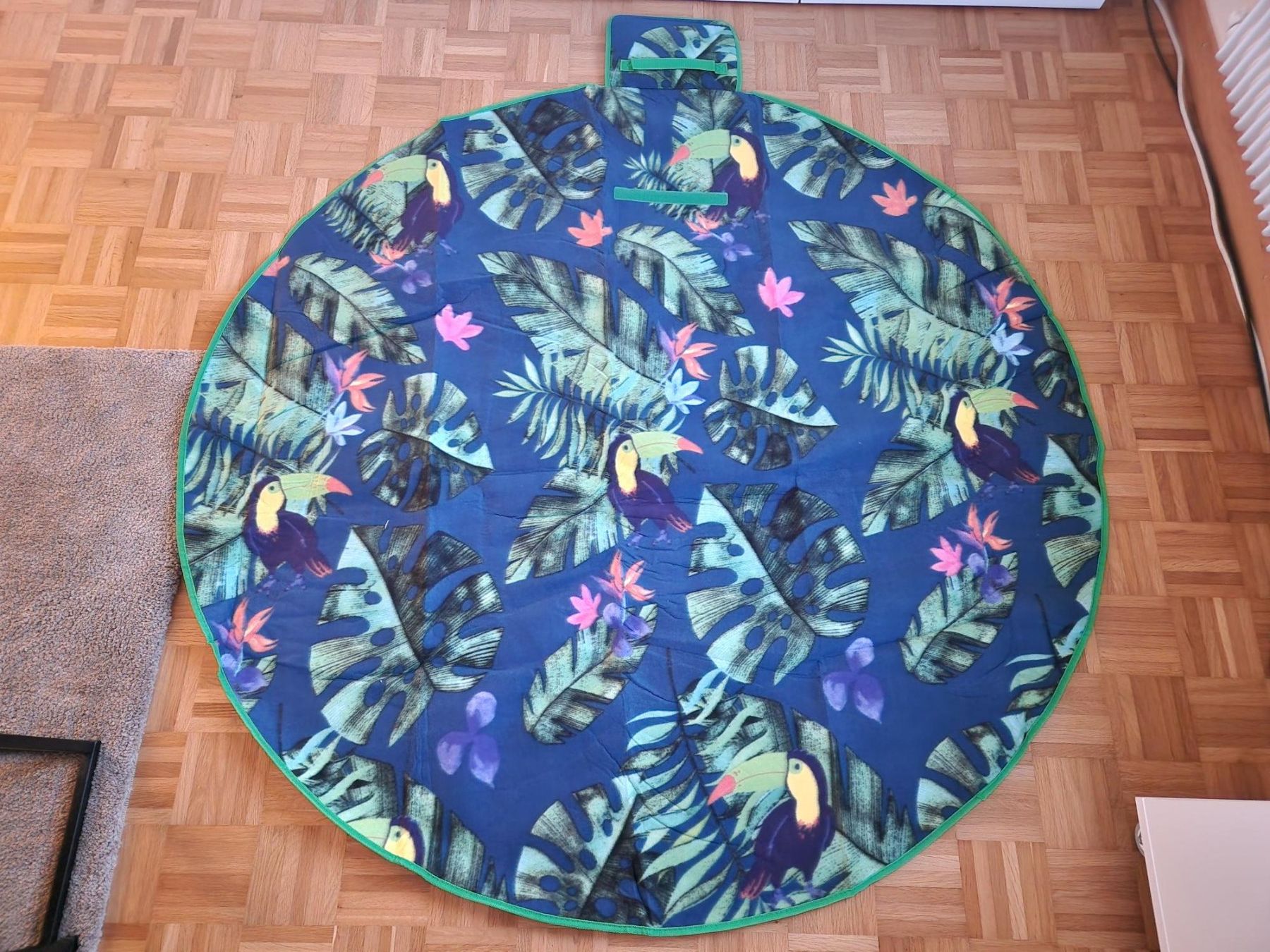Coop Coperte: Picknickdecke Durchmesser 148cm mehrfarbig – Nuovo e nell'imballaggio originale da Zürich venduto da yro_qvz7