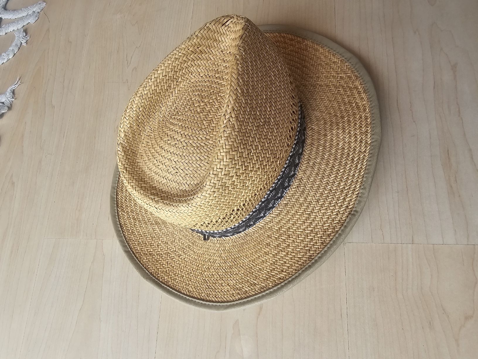 Copricapi, berretti & cappellini: Vintage Vento Strohhut, Made in U.S.A. – Usato da Bassersdorf venduto da CorinneK36 3