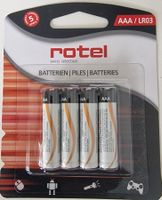 4 Stück Rotel Batterien AAA LR03 1.5V Swiss selection