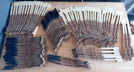 Konvolut alte Klaviermechanik Tasten Ersatzteile Klavier