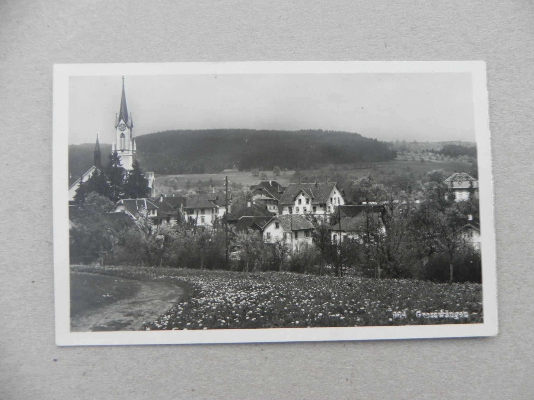 Cartoline postali: Ansichtskarte Grosswangen Luzern LU 1930 – Usato da Siebnen venduto da krimsie