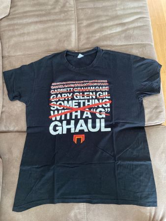 Schwarzes T-Shirt „Something with a G „  Ghaul  Gr L