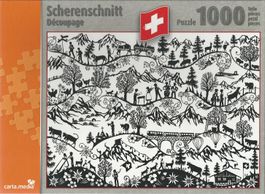 1000 PIECES PUZZLE SCHERENSCHNITT - DECOUPAGE new sealed