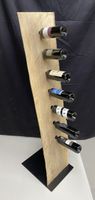 Weinregal Holz Massiv Design Unikat Flaschenhalter Aufbewahr