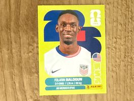 Panini FIFA WM 2026 Sticker Folarin Balogun USA 20