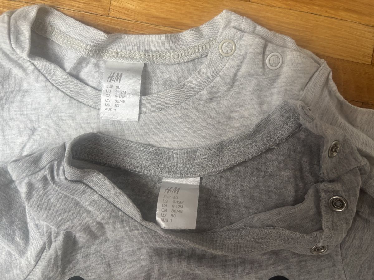 H&M Lotti di vestiti: Pack 2 shirts long H&M 9-12 mois – Usato da Chêne-Bougeries venduto da CeliaMate 4