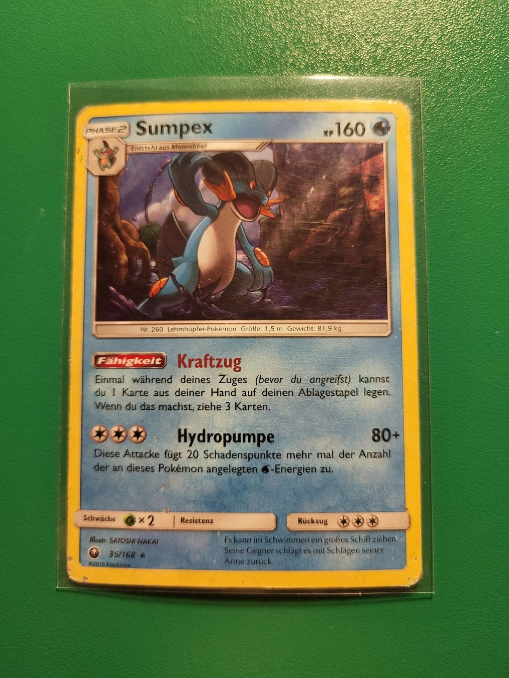 Pokémon Carte collezionabili: Sumpex Pokemon Karte 35/168 – Usato da Grindelwald venduto da lego9