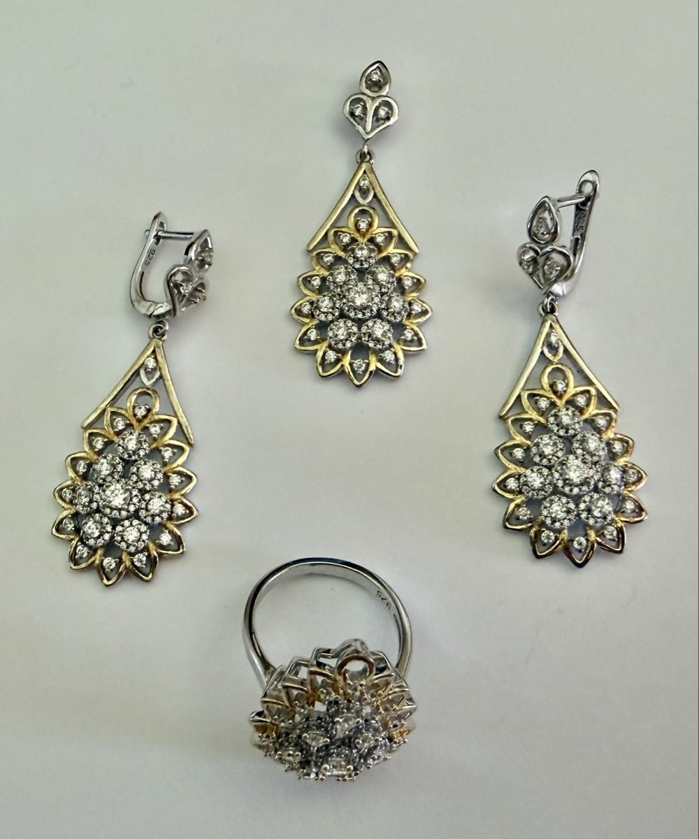 Altri gioielli: Wunderschönes 925 Silber Schmuckset mit Steinen! – Nuovo e nell'imballaggio originale da Zürich venduto da daki81 1