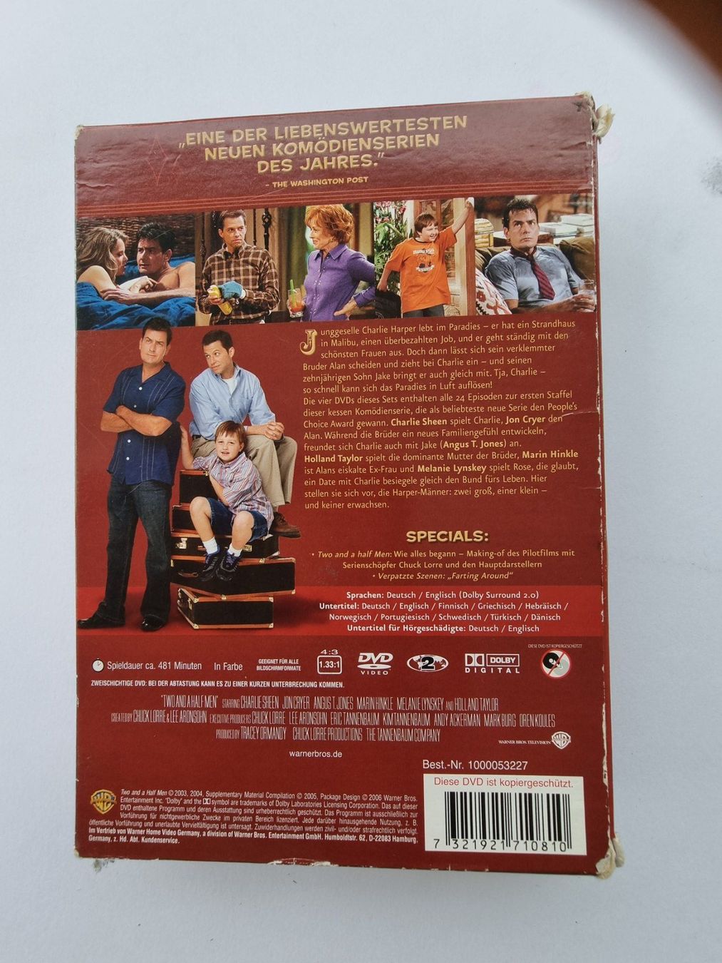 Alle DVDs: Two and a half man DVD Serie Staffel 1 – Gebraucht aus Winterthur von Christinakim 1