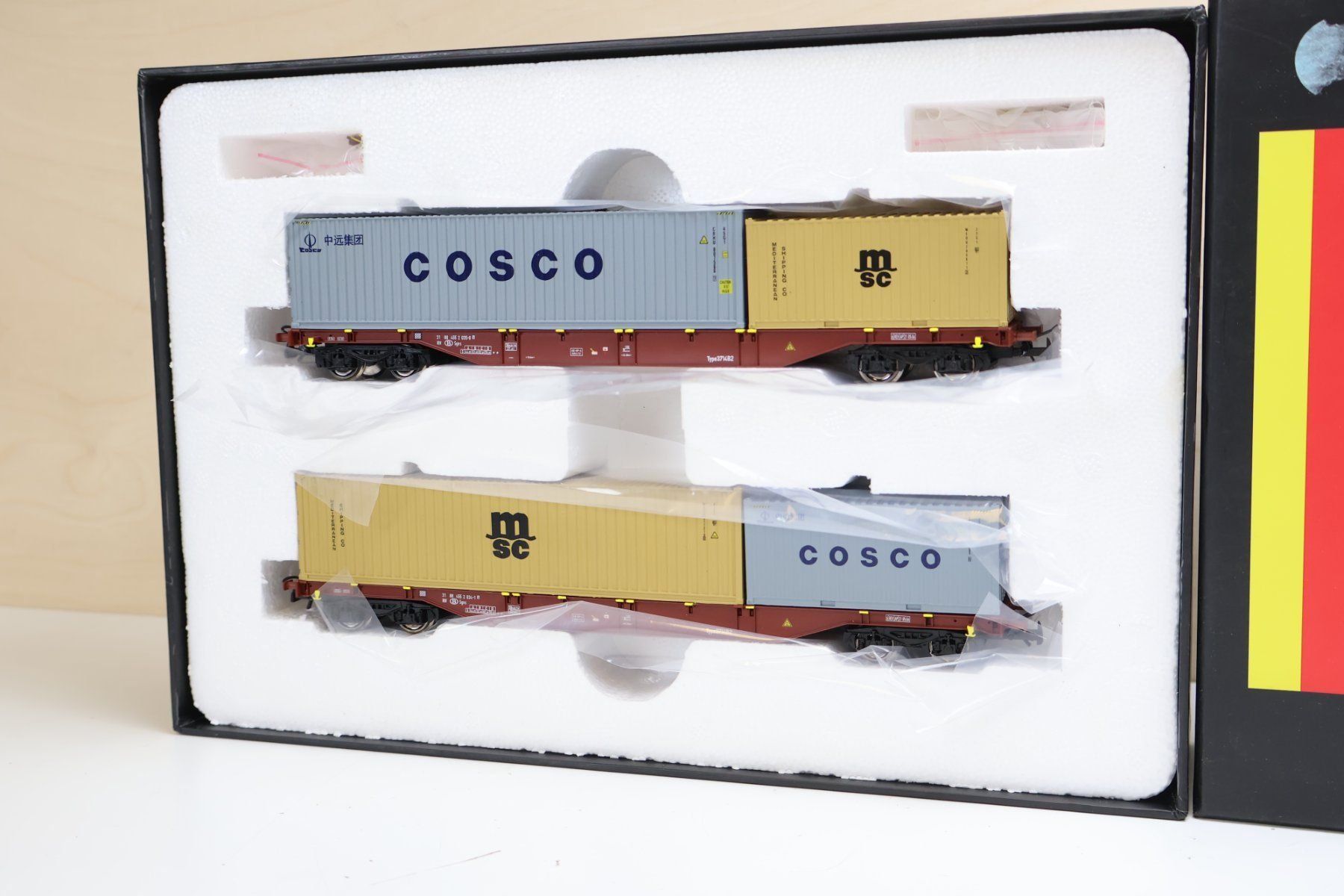 Modellini di ferrovie: B-MODELS Containerwagen Set - H0 45113 - Top Set – Usato da Mauren TG venduto da Defrancesco 2