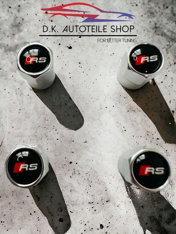 Ford Tutti pezzi di ricambio auto: Audi RS Ventilkappen Ventildeckel 4er-Set Aluminium – Nuovo e nell'imballaggio originale da Balsthal venduto da D.K.Autoteile5 2