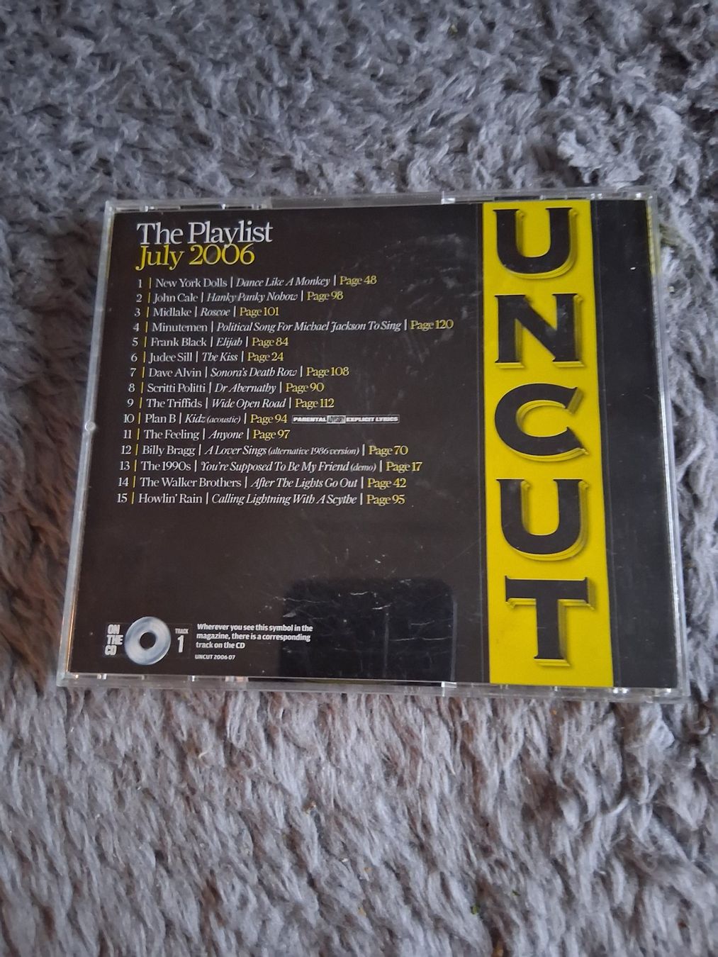 CD: UNCUT   THE PLAYLIST   JULY 2006   COMPILATION    CD – Usato da Wetzikon ZH venduto da Ramones01 1