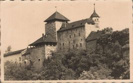 Aarburg / Burg, Fotokarte, Stempel Oftringen Station 1933
