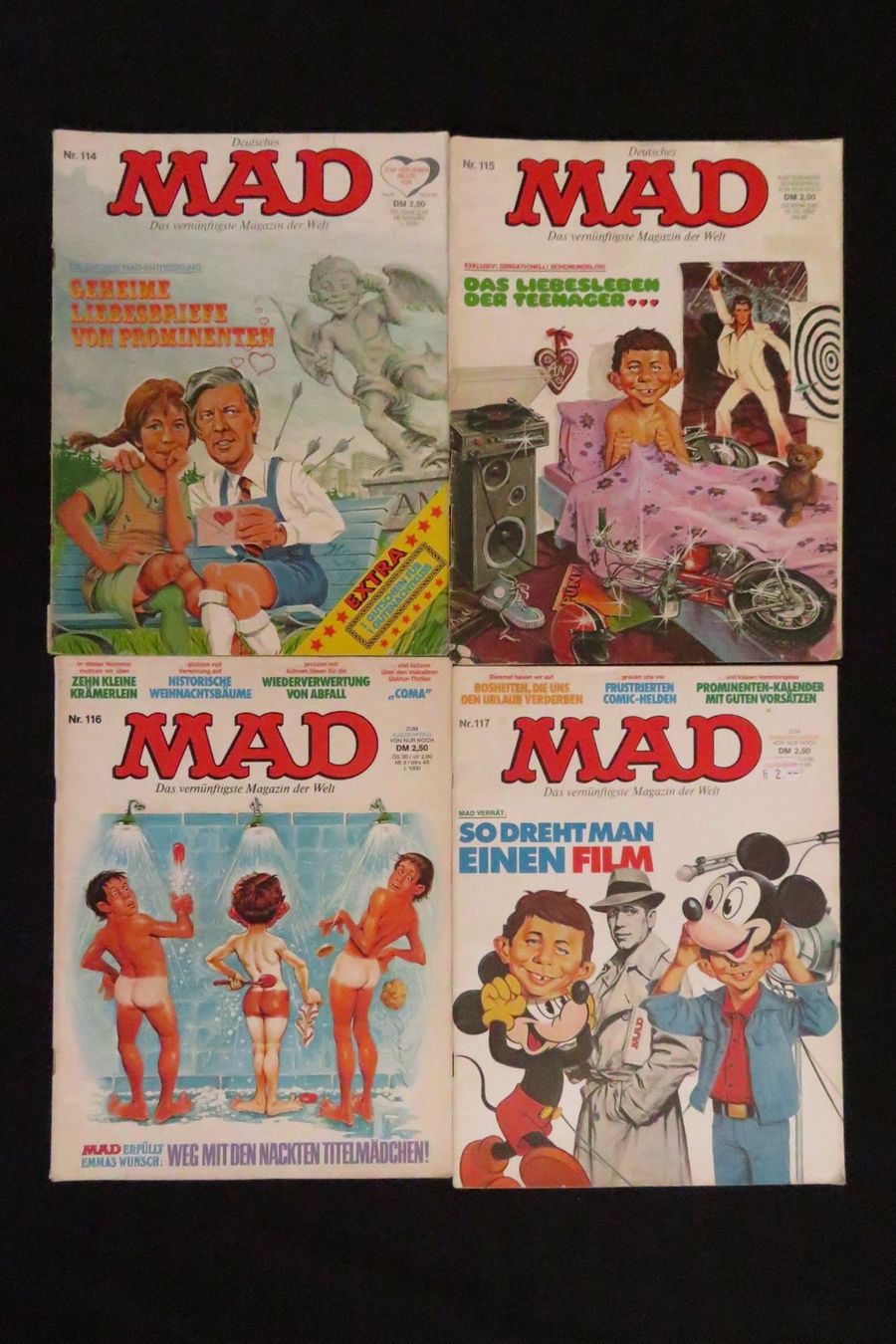 Riviste & Magazine: MAD MAGAZINE 114 115 116 117 – Usato da Rüti ZH venduto da cryptie66