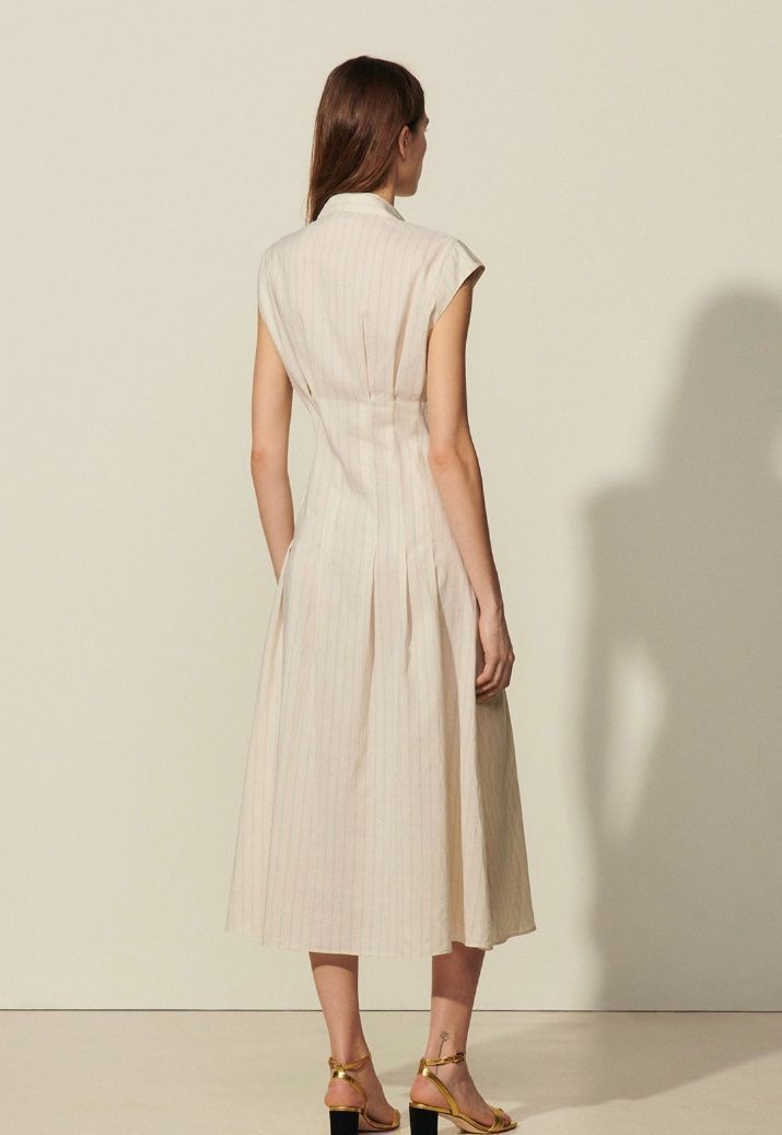 Sandro Vestiti: Sandro Kleid NEU GR. 38 Leinen+Baumwolle – Nuovo e nell'imballaggio originale da Würenlos venduto da Style_lounge 3