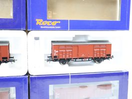 ROCO 6 x FS Güterwagen AC H0 - 56066 - modern
