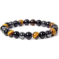 🎯NEU  Magnetisches Hämatit-Tigerauge-Osidian-Armband