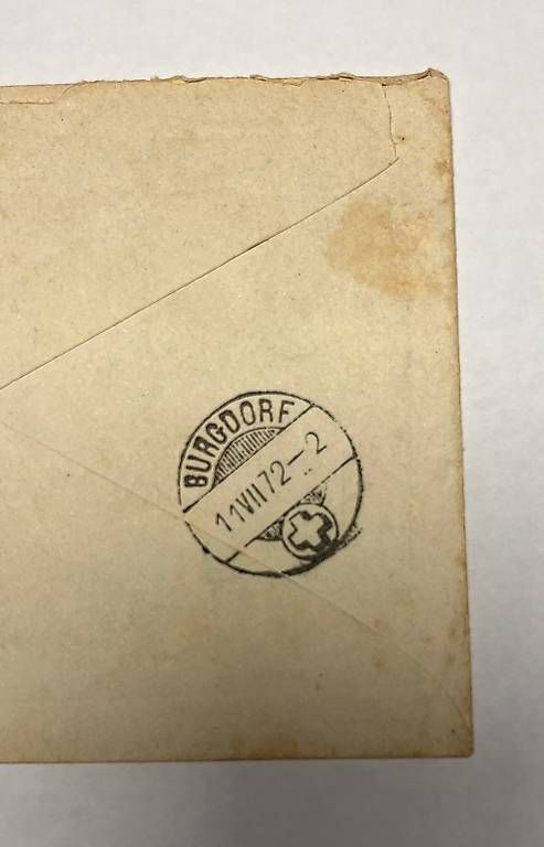 Alle Briefmarken: Alter Brief von 1872 – Gebraucht aus Dagmersellen von glahd 2