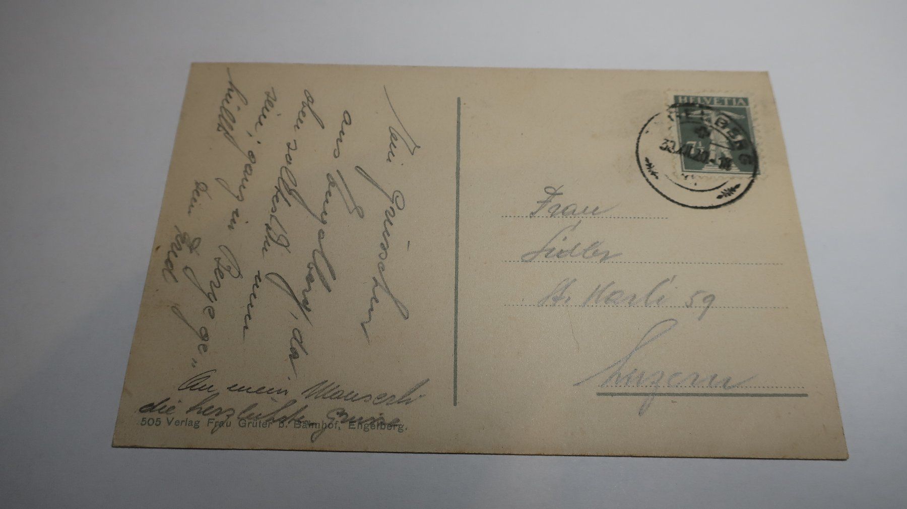 Cartes postales: Engelberg mit Juchli 1920 – D'occasion à Cormoret par Pascalll2001 2