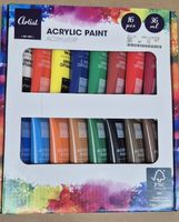 Künstler Acrylfarben Set 16 Stk 36ml neuwertig 