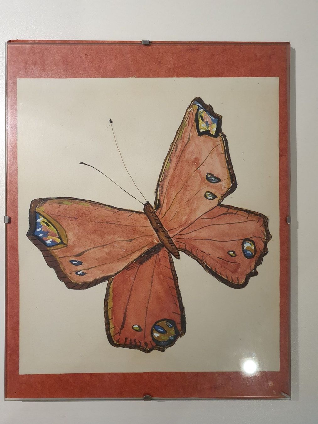 Foto & Immagini: Schmetterlingsbild handgemalt – Usato da Ennetbühl venduto da Steph048