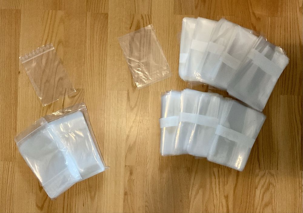 50x50mm Verschlussbeutel Beutel Druckverschluss Schmuckbeutel Industrie