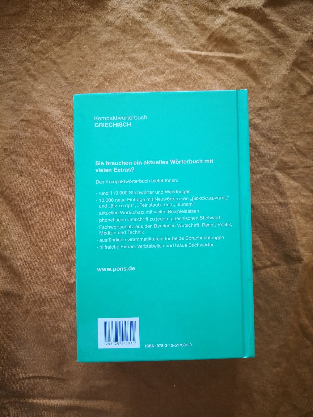 Libri: PONS Kompaktwörterbuch Griechisch - Deutsch – Usato da Basel venduto da 02134711 1