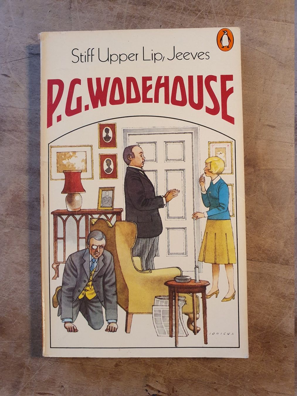 Libri: Stiff upper Lip, Jeeves P.G. Wodehouse Penguin – Usato da Zürich venduto da loosebone