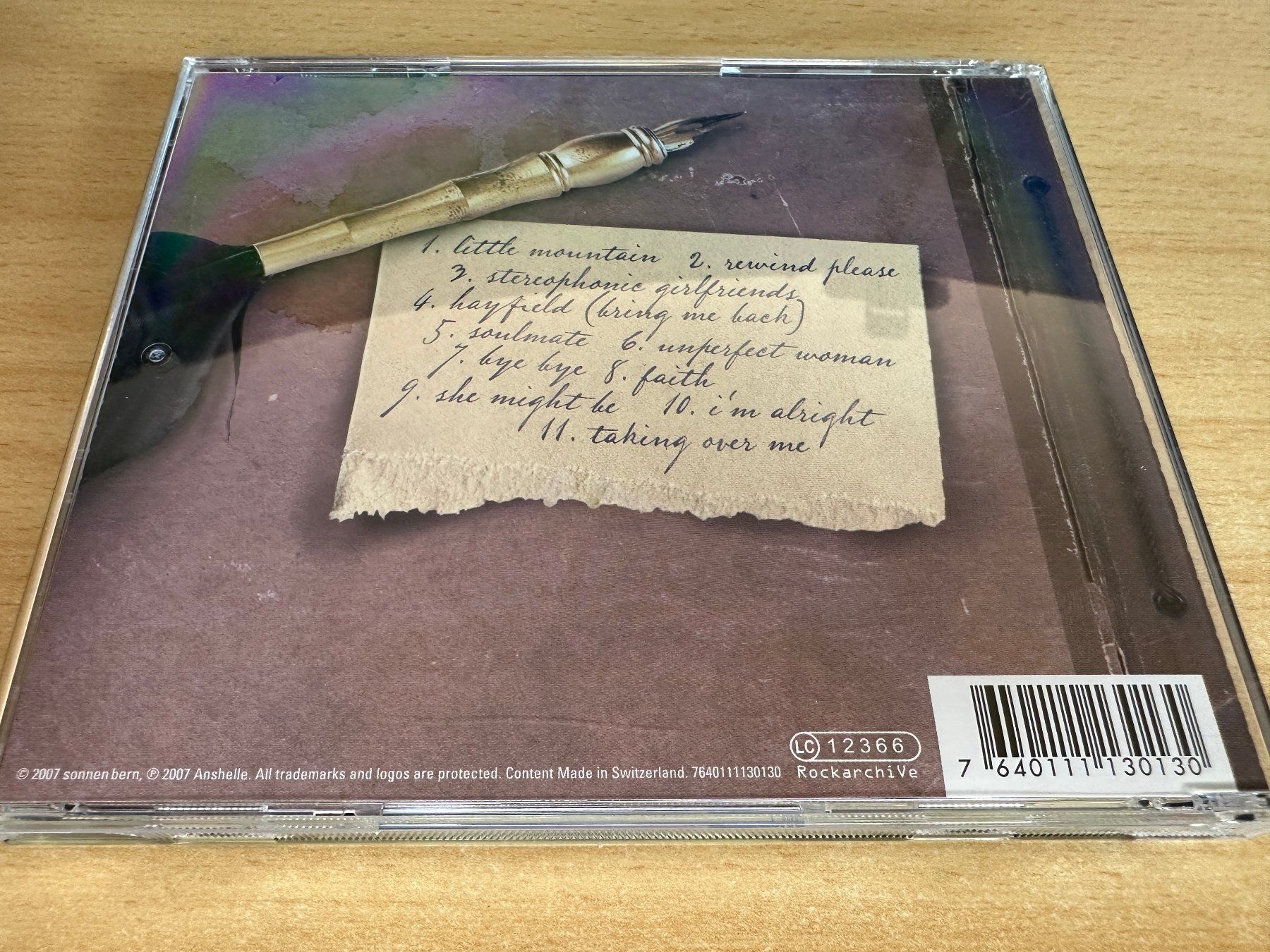 CD: Anshelle – Rewind Please – Usato da Rikon im Tösstal venduto da Alpenmutz 1