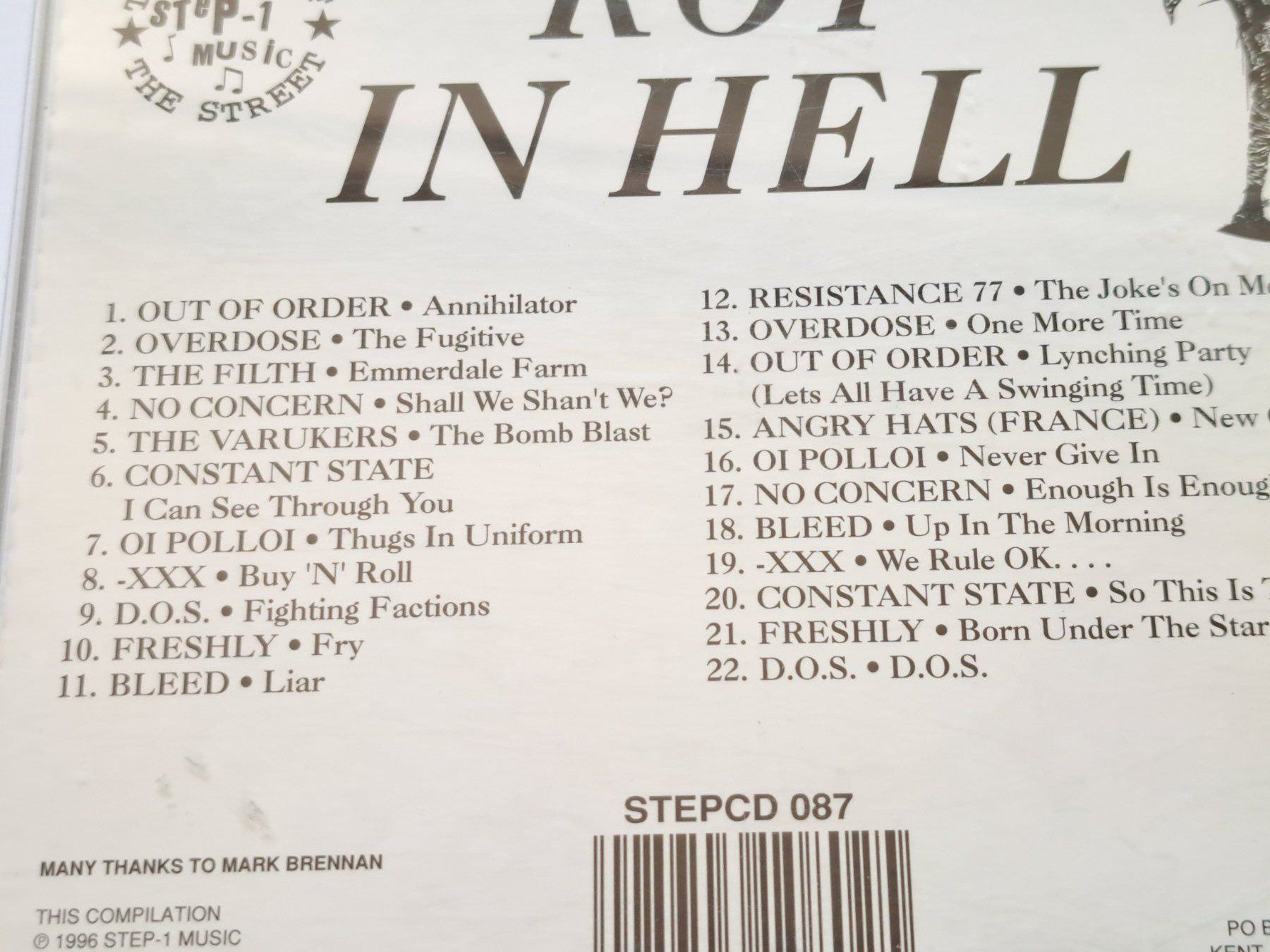 CDs: CD Rot in Hell ( Punk Compilation ) – D'occasion à Pully par bro_n52j 3