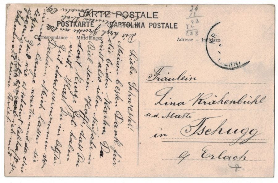Cartoline postali: Thorberg bei Krauchthal, um 1920 – Usato da Frauenfeld venduto da POML 1