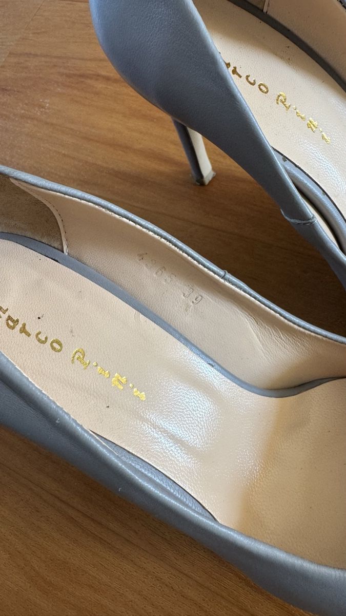 Damenschuhe: Marco Pini Pumps, Gr. 39, hellgrau – Gebraucht aus Knonau von yuz_px92 5