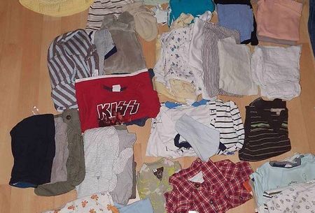 Lot habit garçon T 68 - 74