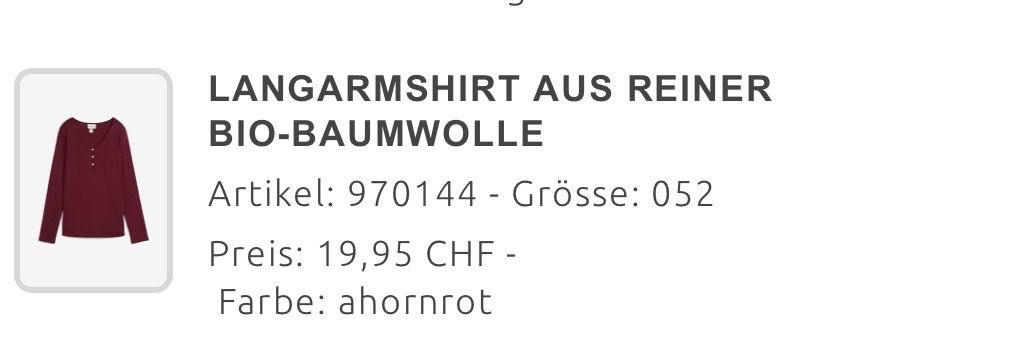 T-shirt: Shirt Grösse 52 – Nuovo (secondo la descrizione) da Pfeffikon LU venduto da pepino17 8