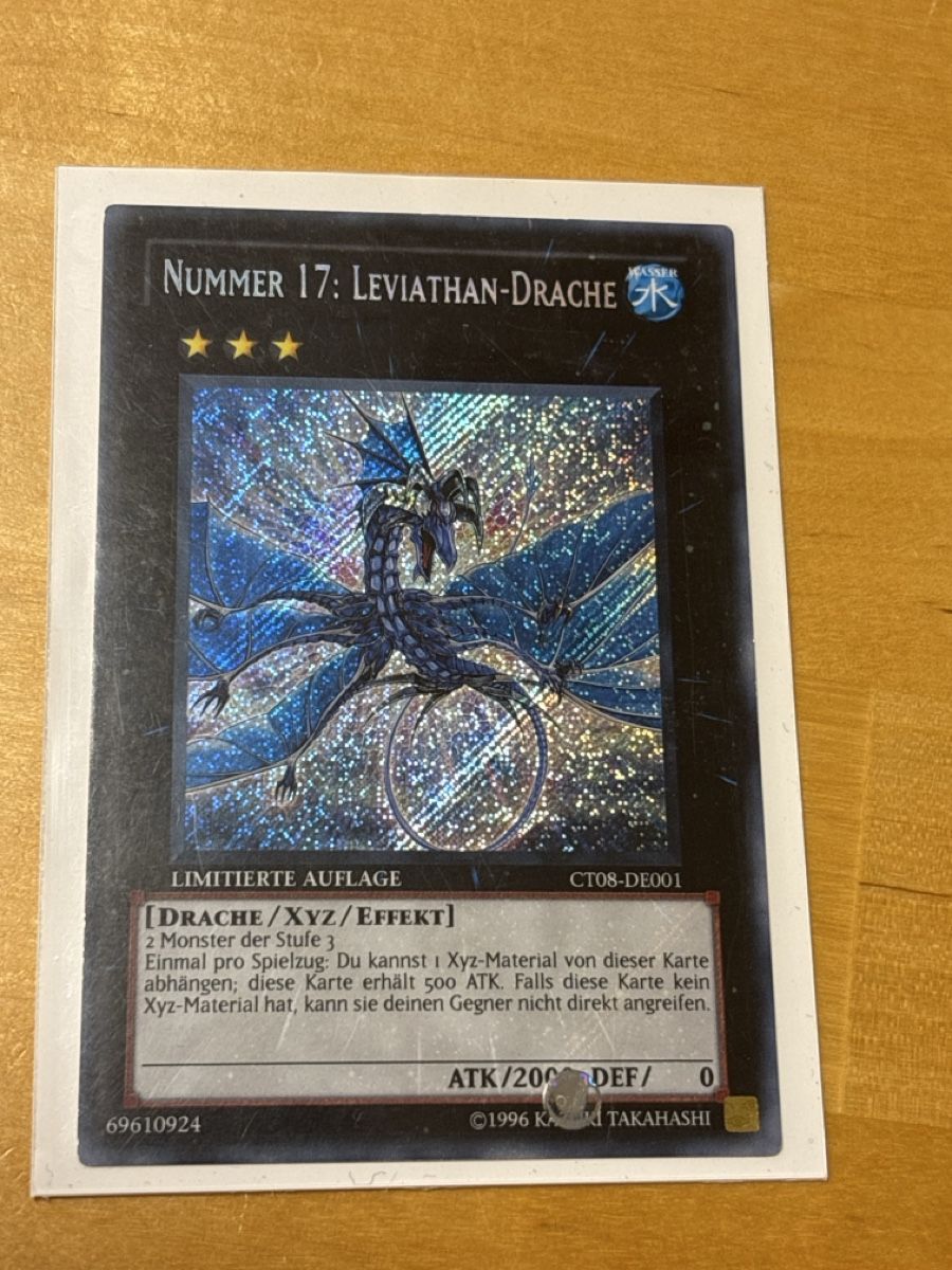 Yugioh Sammelbilder & Trading cards: Nummer 17: Leviathan-Drache Limitierte Auflage CT08-DE001 – Gebraucht aus Speicherschwendi von YugisKartenKammer