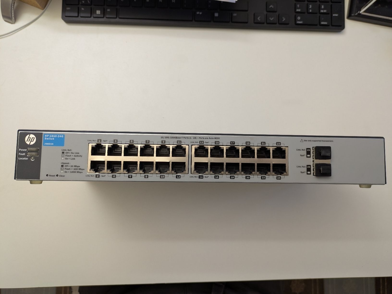 Hewlett Packard Hub & Switch: Switch HP 24 port – Usato da Lamone venduto da campanal