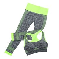 NEUES Sport-Set 2 - teilig gelb-grau für Gr. XS & S - 202941
