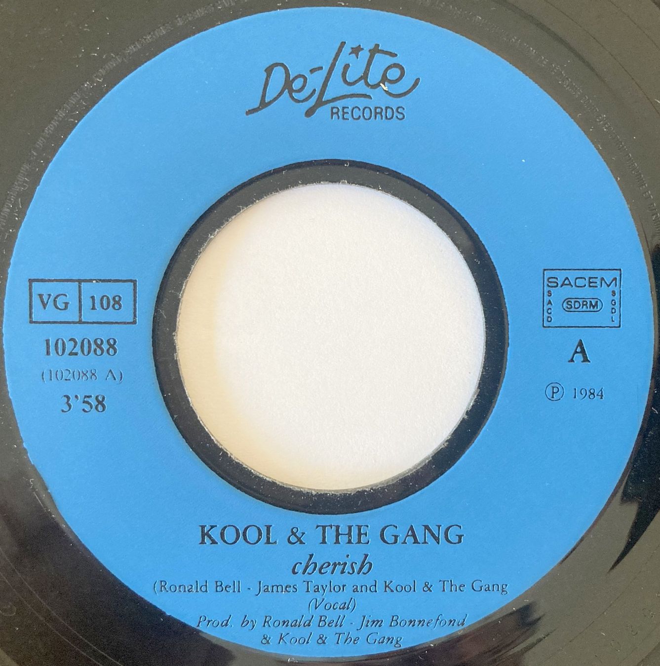 Vinyles: KOOL & THE GANG - CHERISH – D'occasion à Bottens par hotter-than-hell 2