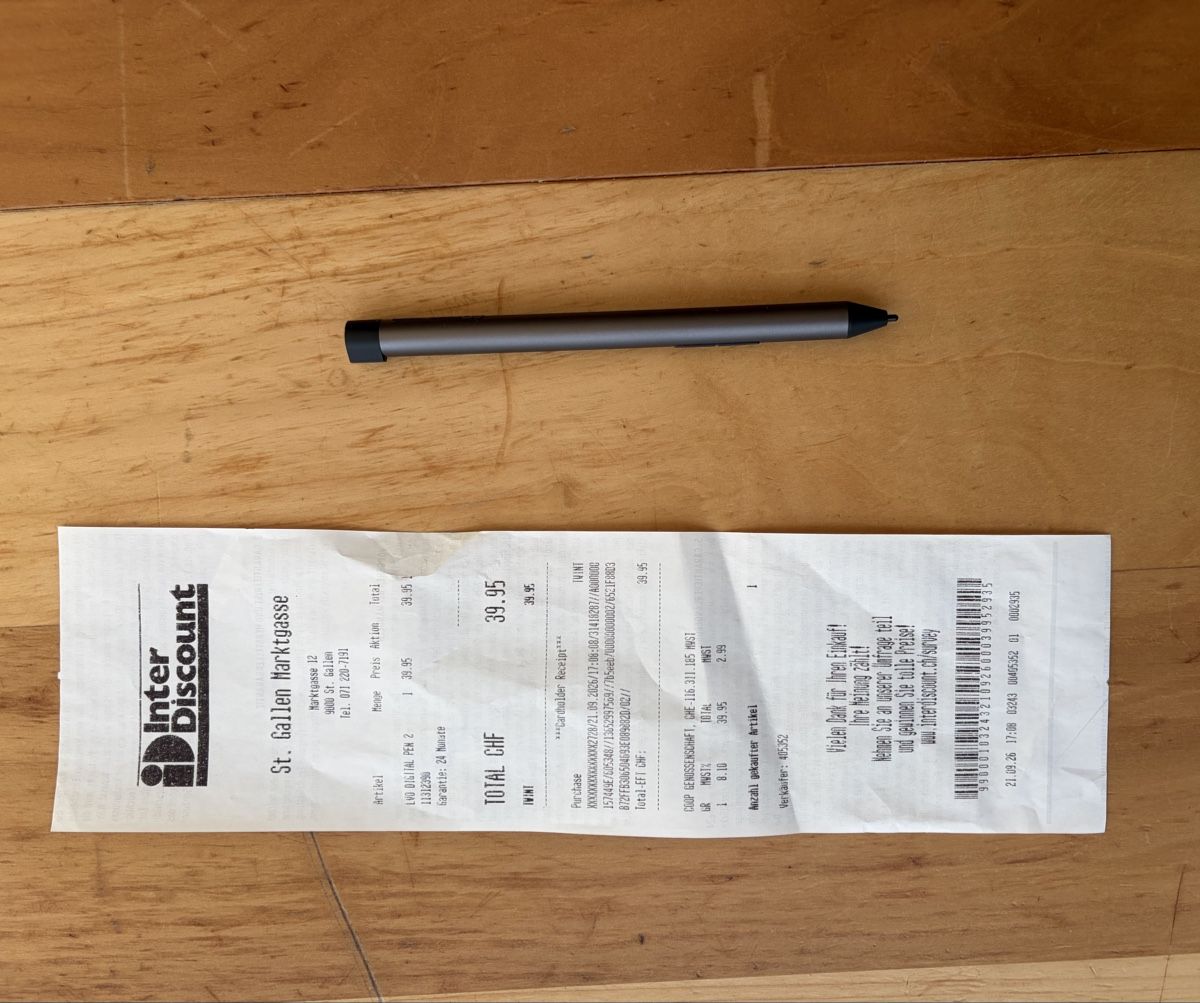 Lenovo Stifte & Marker: Lenovo digital Pen 2 – Neu (gemäss Beschreibung) aus St. Gallen von sch_g7cf