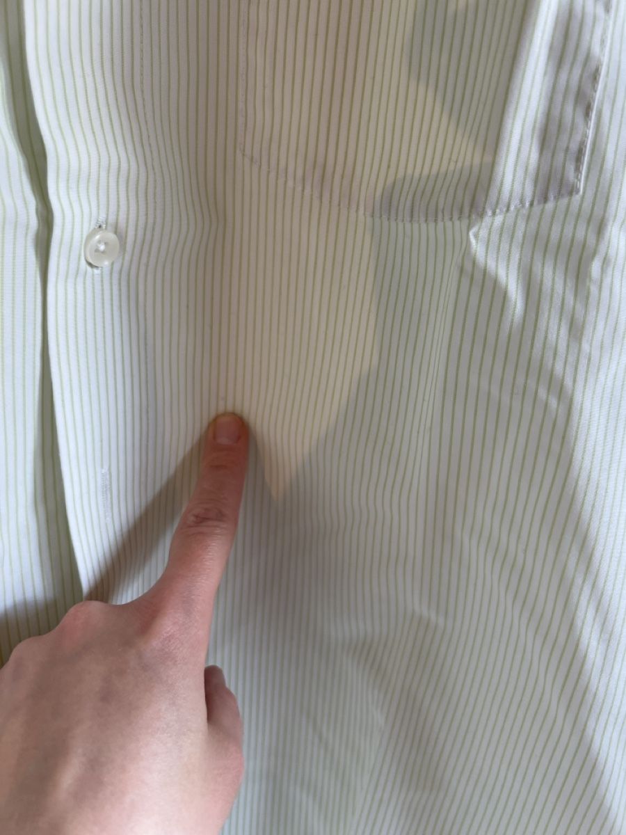Camicie: Olymp Hemd Gr. 40 Slim Fit, hellgrün gestreift – Usato da Wallisellen venduto da sarinavs 7