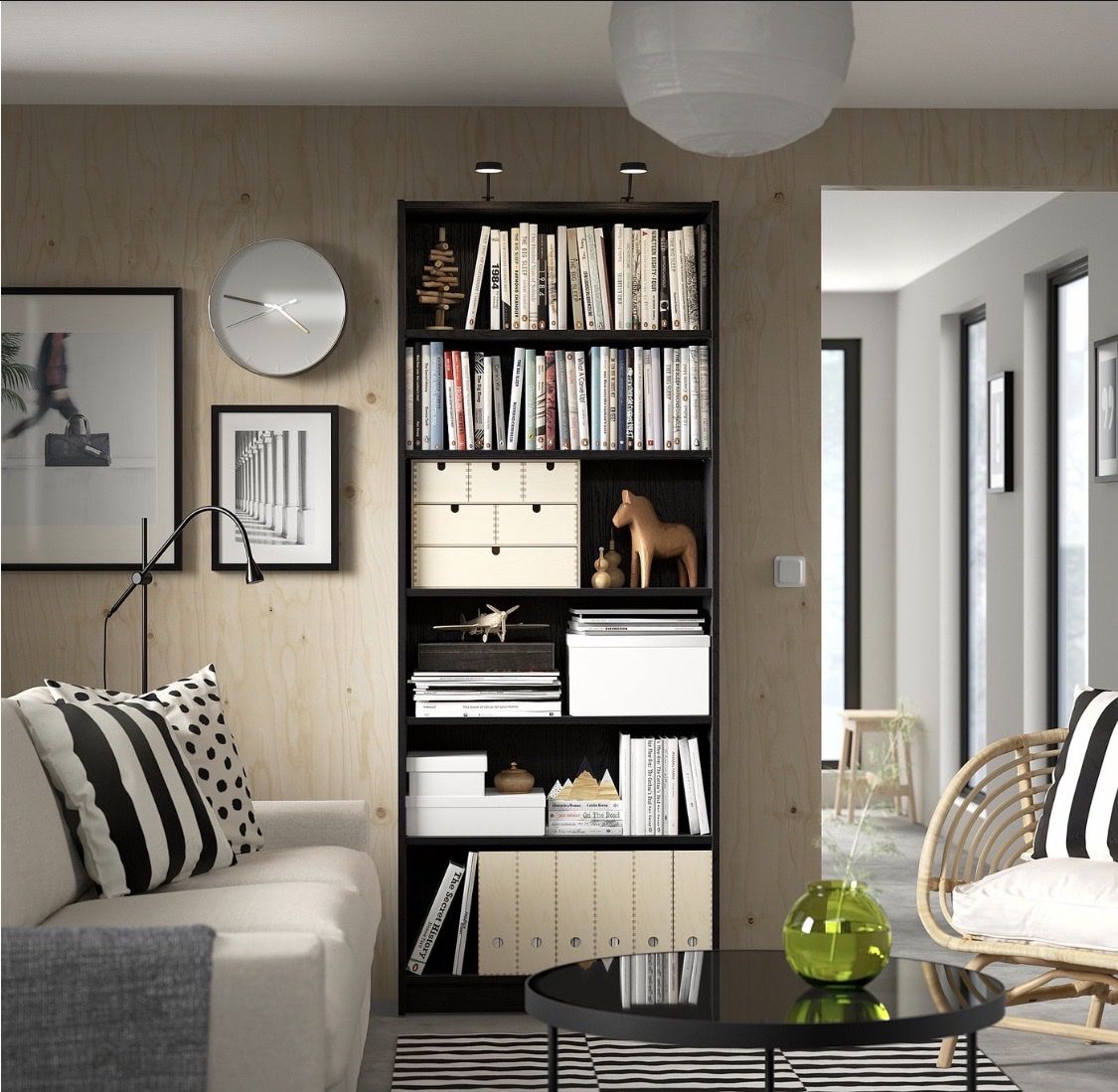 Ikea Étagères: IKEA Bücherregal BILLY Schwarz 80x28x202 – D'occasion à Uster par nic_nb77 3