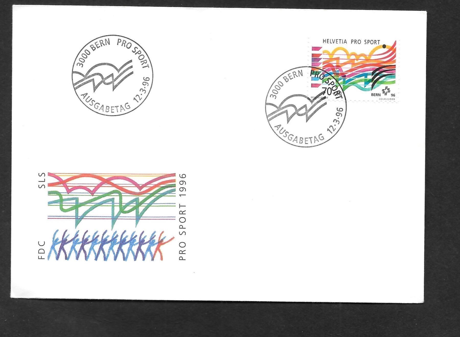 Tutti i francobolli: FDC W80 Pro Sport ET Bern 12.3.1996 – Nuovo (secondo la descrizione) da Olten venduto da clotaldi