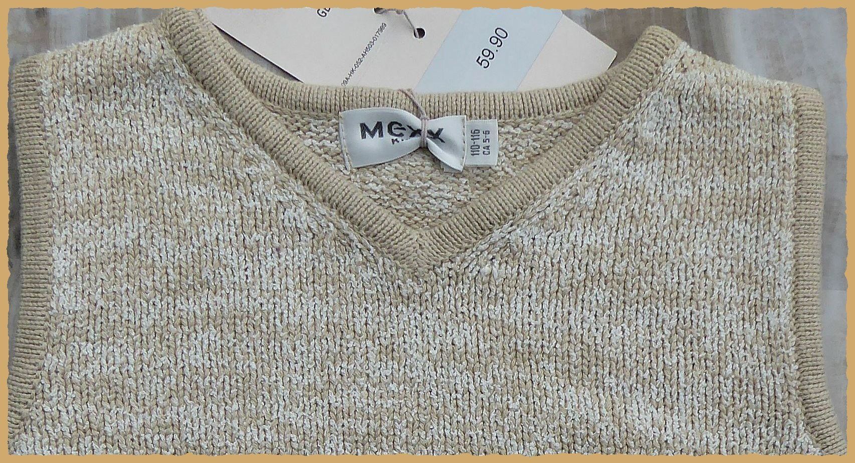 Mexx Pulls et sweat-shirts: 🌞 MEXX Pullunder mit V-Ausschnitt Gr. 110-116 – Neuf avec emballage d'origine à Oberglatt ZH par XXL-Verkauf 2