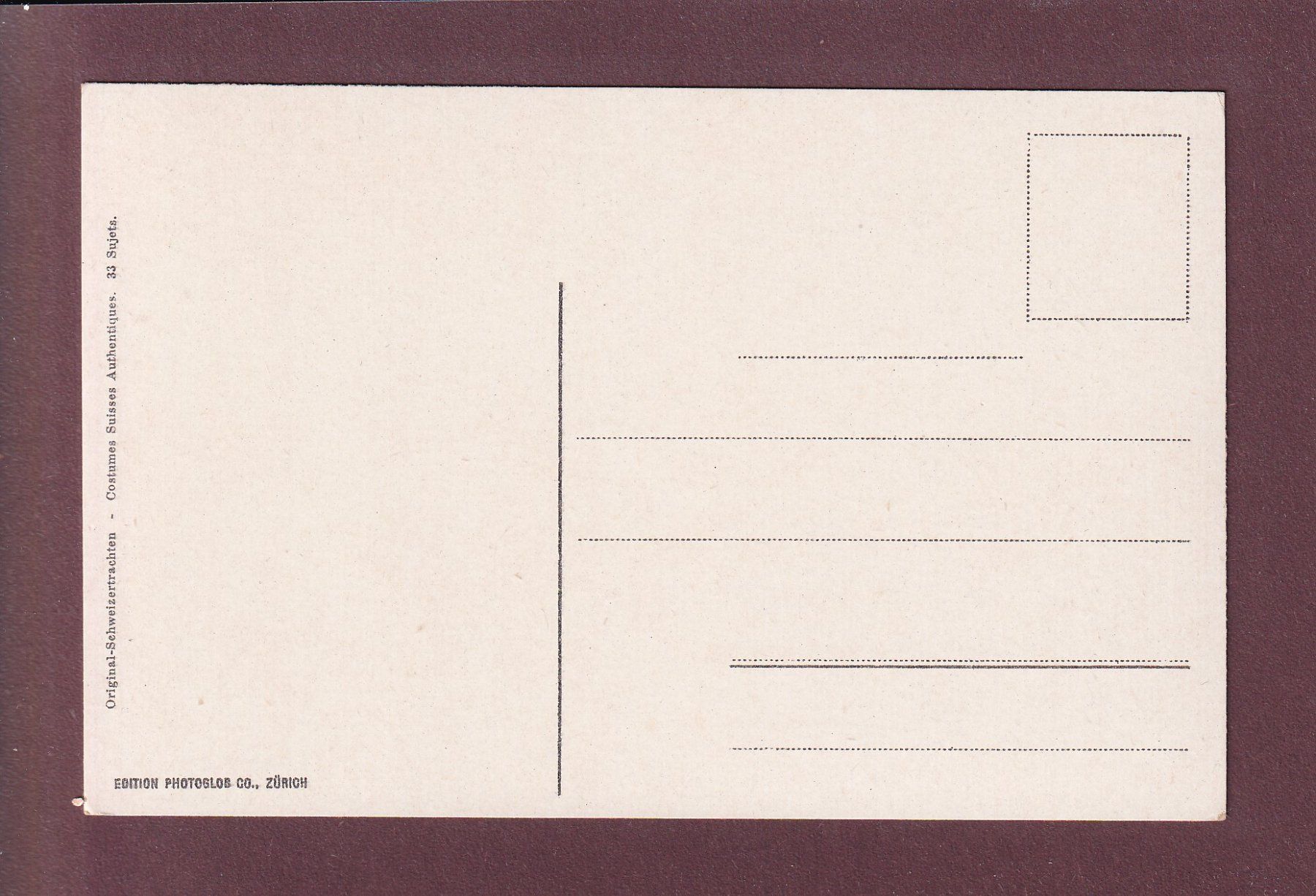 Cartoline postali: TRACHT - Bern (Guggisberg) – Usato da Pully venduto da nicecards 1