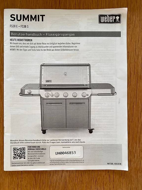 Griglie: Grill Weber Summit FS38 S – Usato da Schwyz venduto da betsch_sz 4