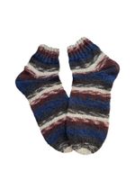 Kurzrohrsocken, Sneakersocken, handgestrickt, Grösse 44/45